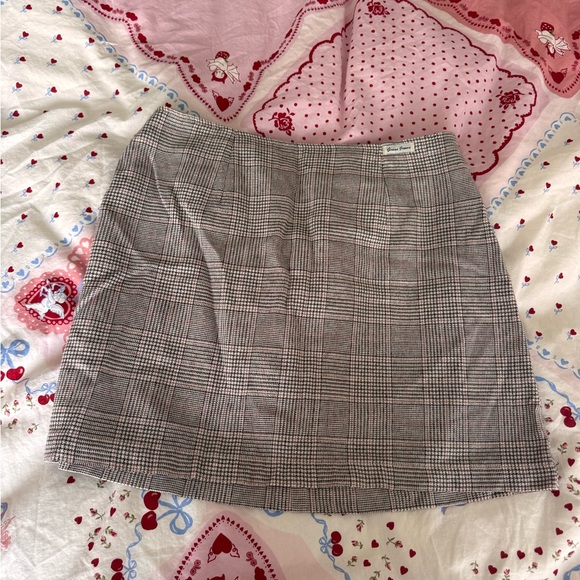Mini skirt beige plaid print guess - Picture 1 of 3